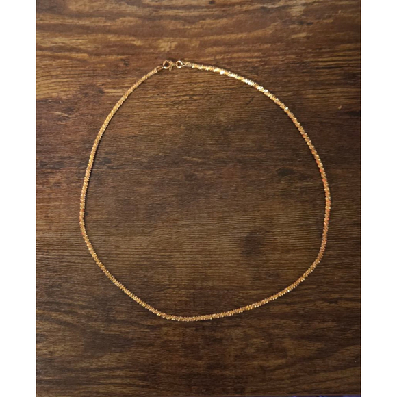 Thin Twisted Rope Chain Choker/Necklace - Picture 2 of 2